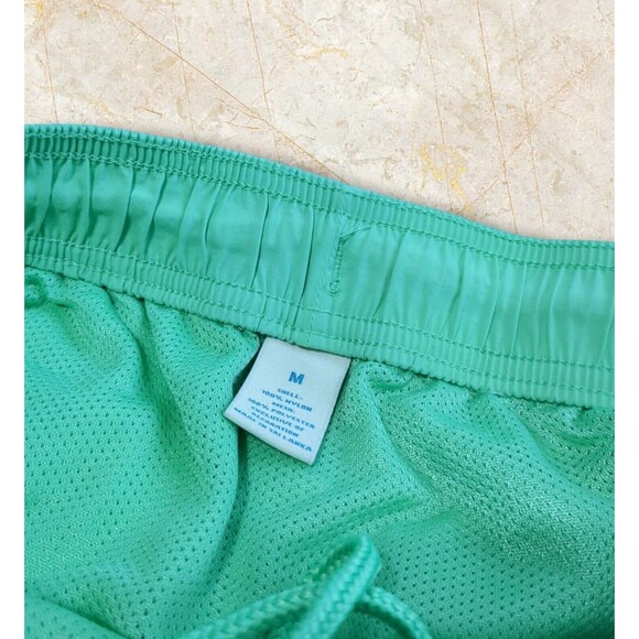 Caribbean Roundtree & Yorke Mint Green Medium Men's Swim Trunks Shorts - Picture 3 of 9